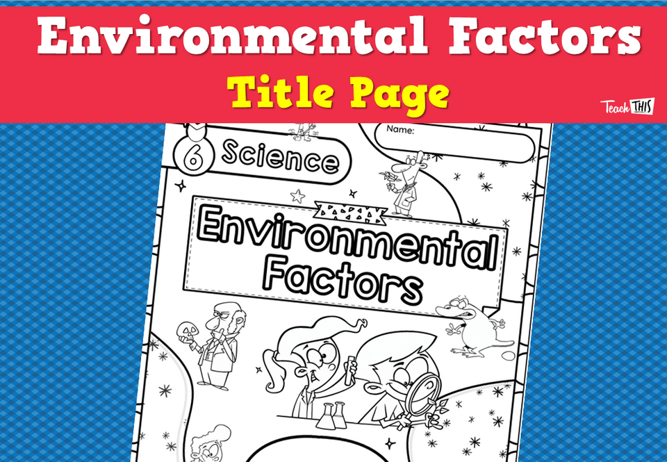 Environmental Factors Title Page