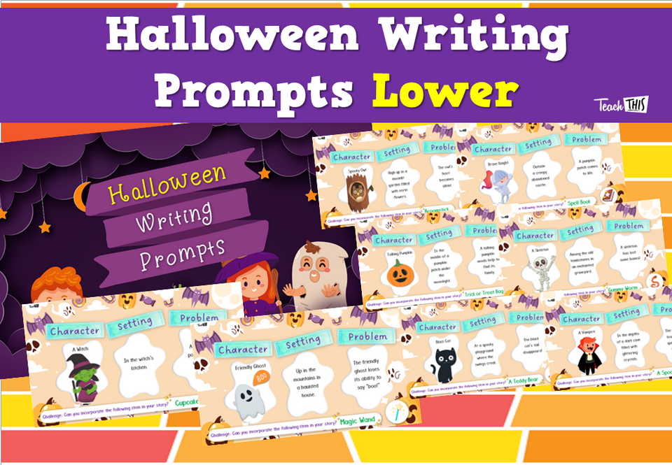 Halloween Writing Prompts Lower