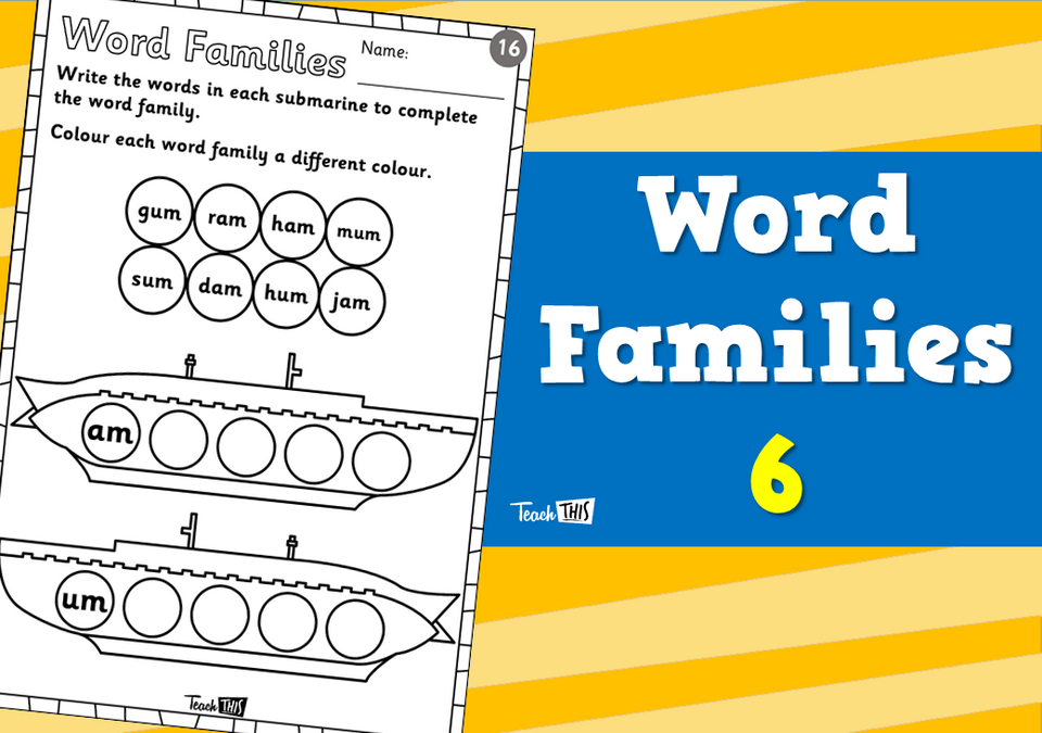 Word Families 6