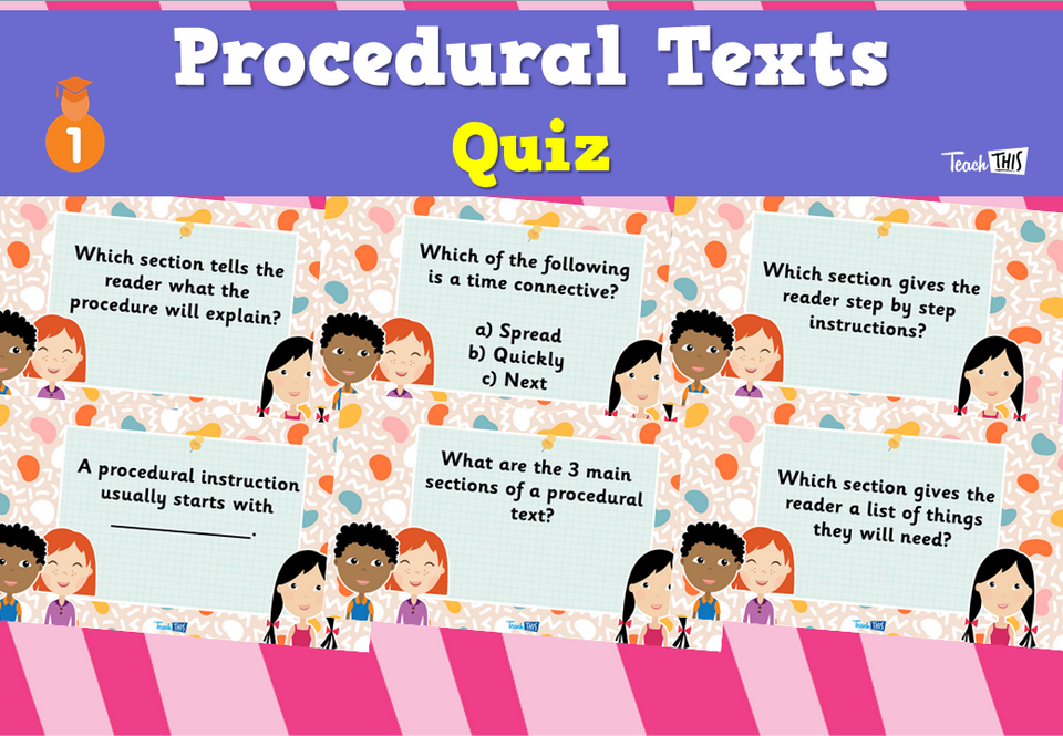 Procedural Texts Quiz