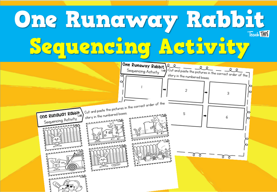 One Runaway Rabbit - Sequencing Activity