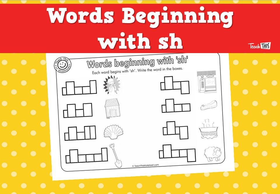 Words Beginning with sh