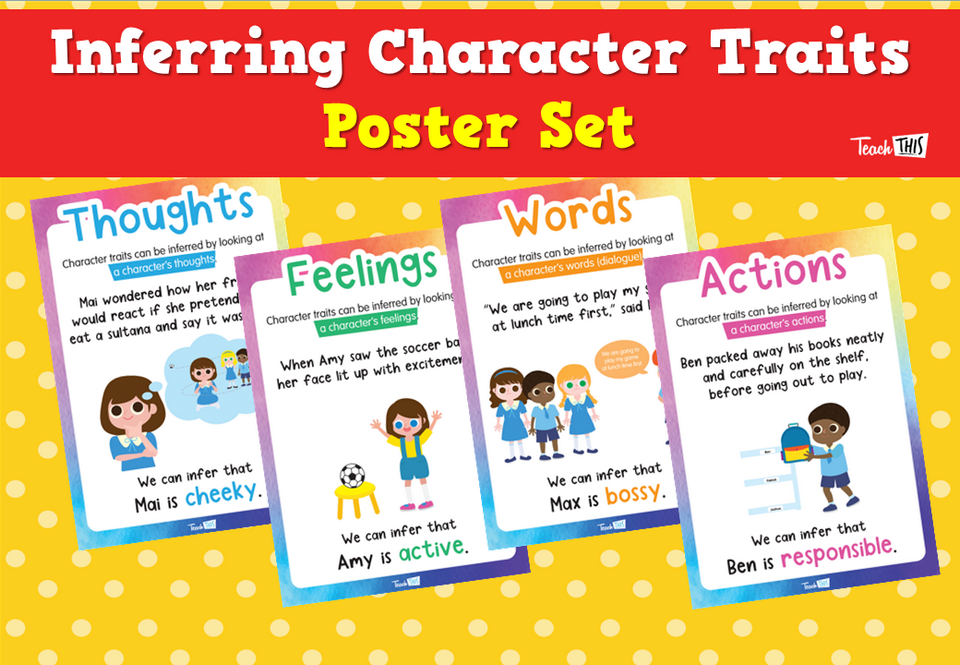Inferring Character Traits Poster Set