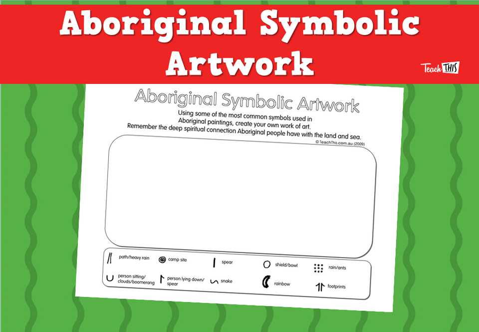 Aboriginal Symbolic Artwork