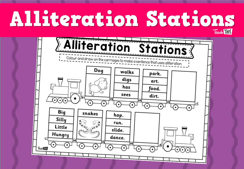 Alliteration Stations