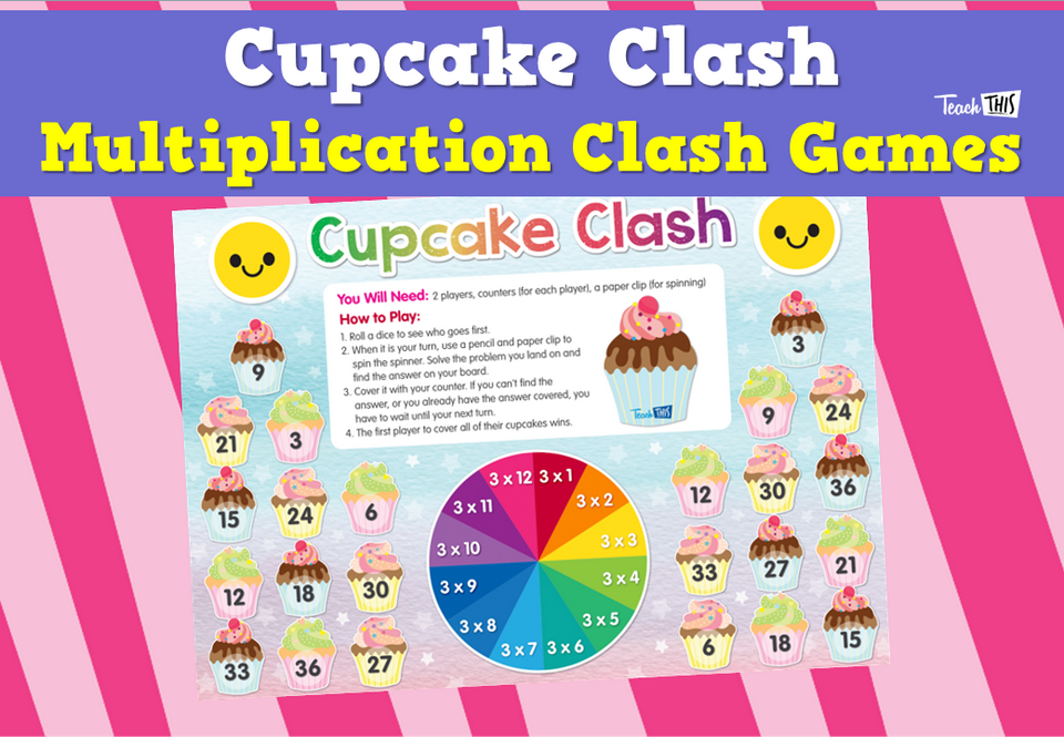 Cupcake Clash - Multiplication Clash Games