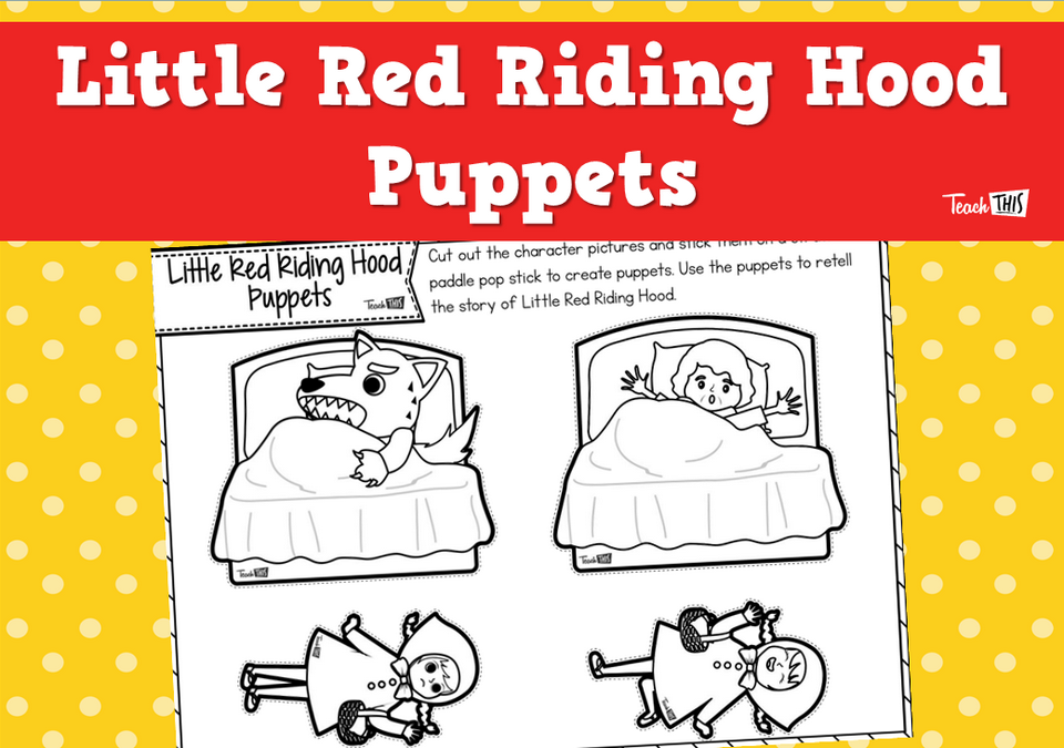Little Red Riding Hood Puppets