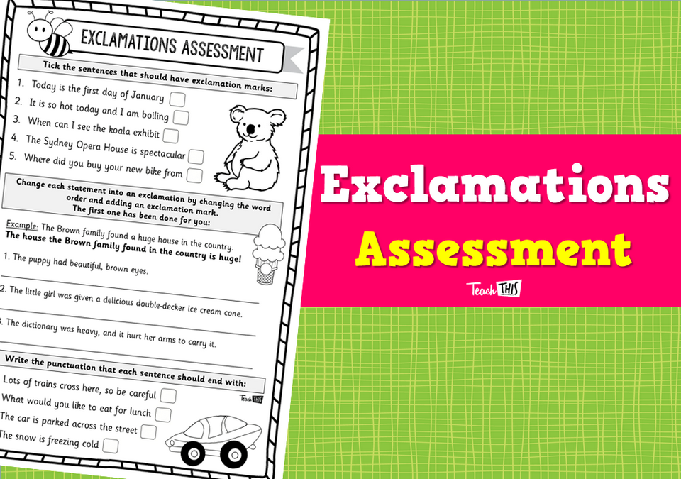 Exclamations - Assessment
