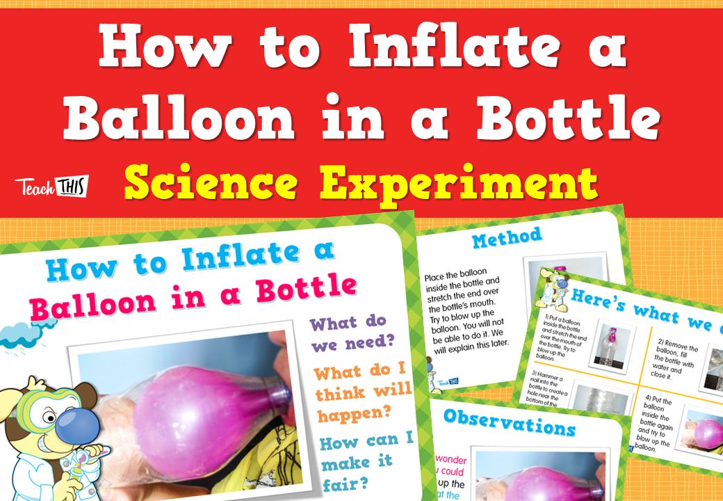 How to Inflate Balloon in a Bottle