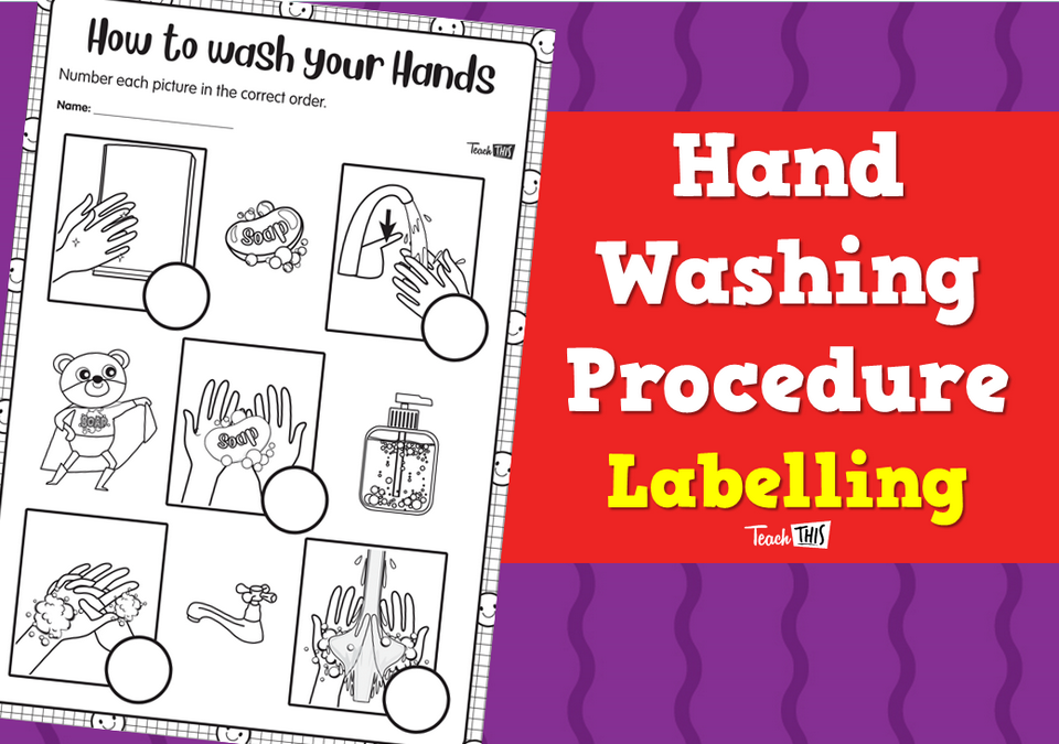 Hand Washing Procedure - Labelling