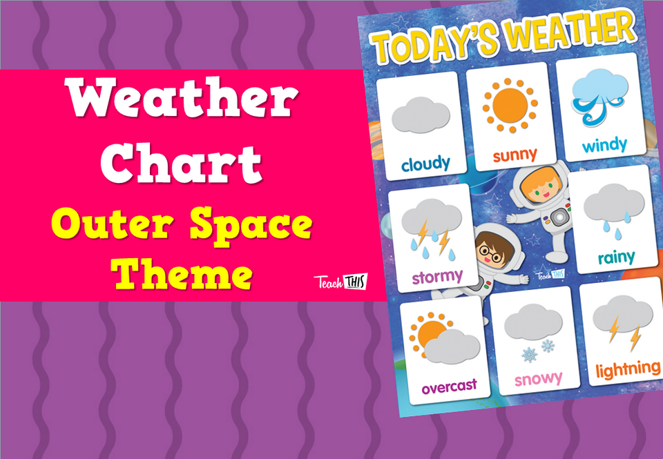 Weather Chart - Outer Space Theme