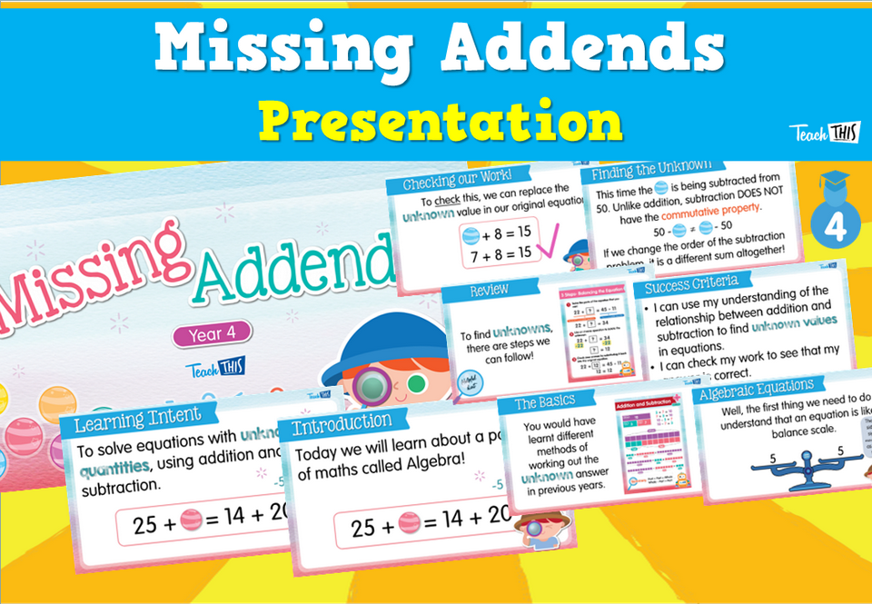 Missing Addends - Presentation