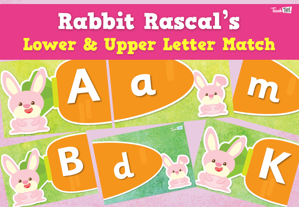 Rascal Rabbit's - Letter Match