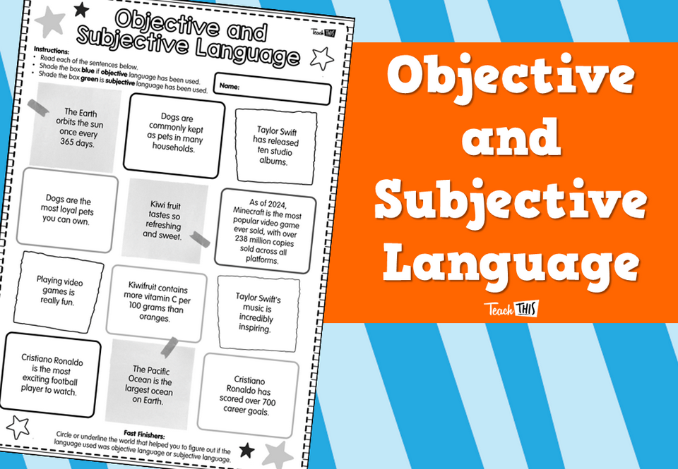 Objective and Subjective Language