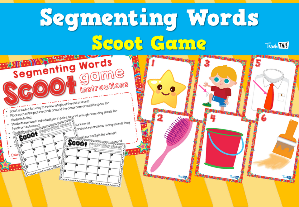 Segmenting Words Scoot Game