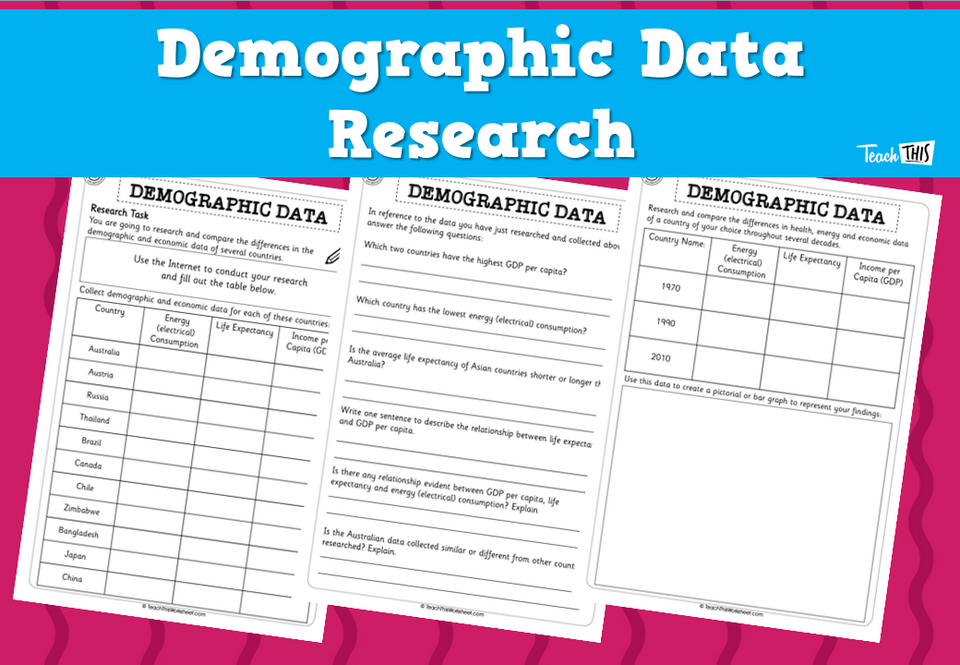 Demographic Data Research