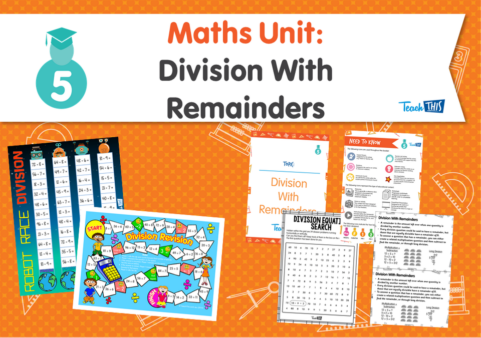 Maths Unit: Division With Remainders