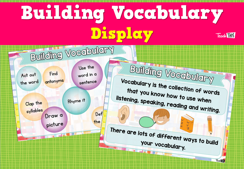 Building Vocabulary Display