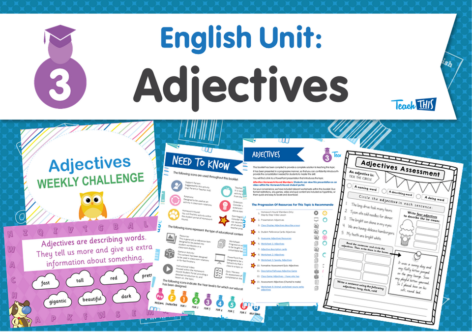 English Unit: Adjectives