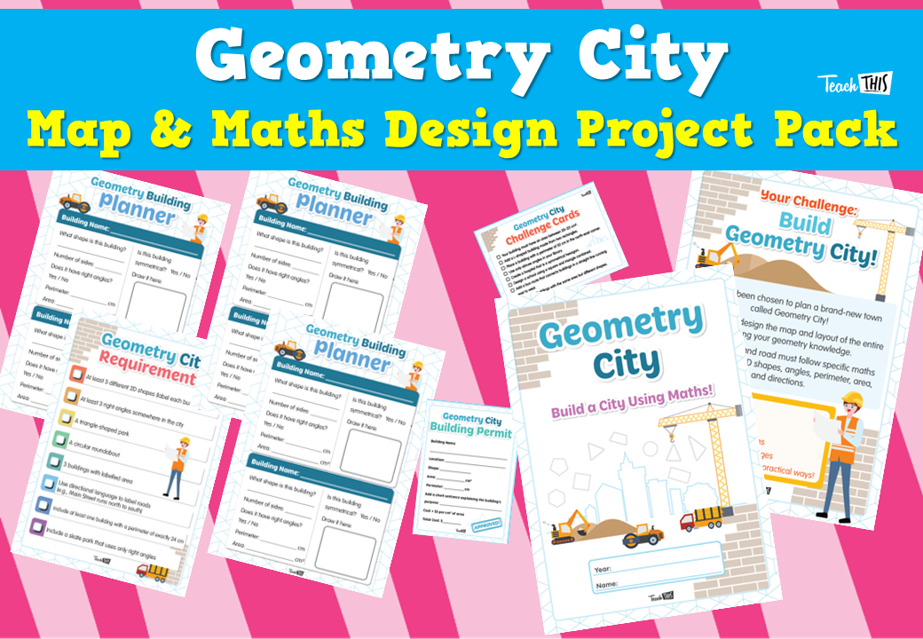 Geometry City - Map & Maths Design Project Pack