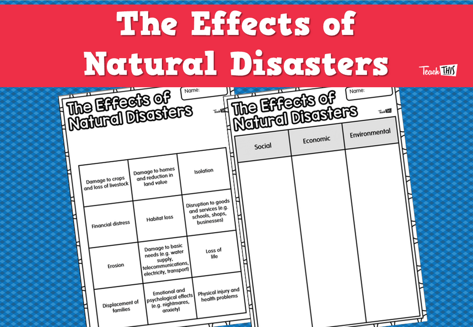 The Effects of Natural Disasters