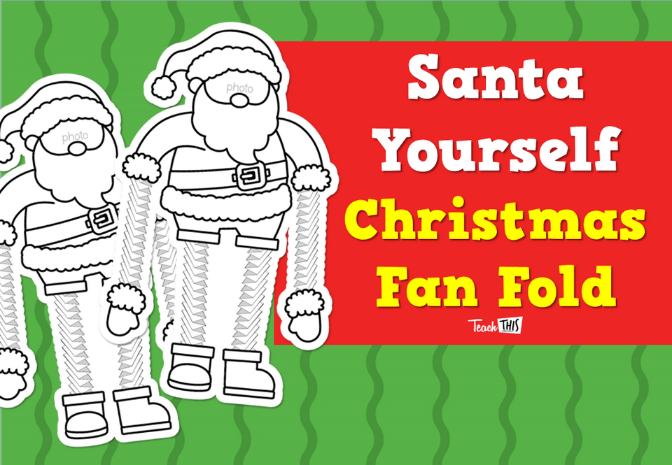 Santa Yourself - Christmas Fan Fold