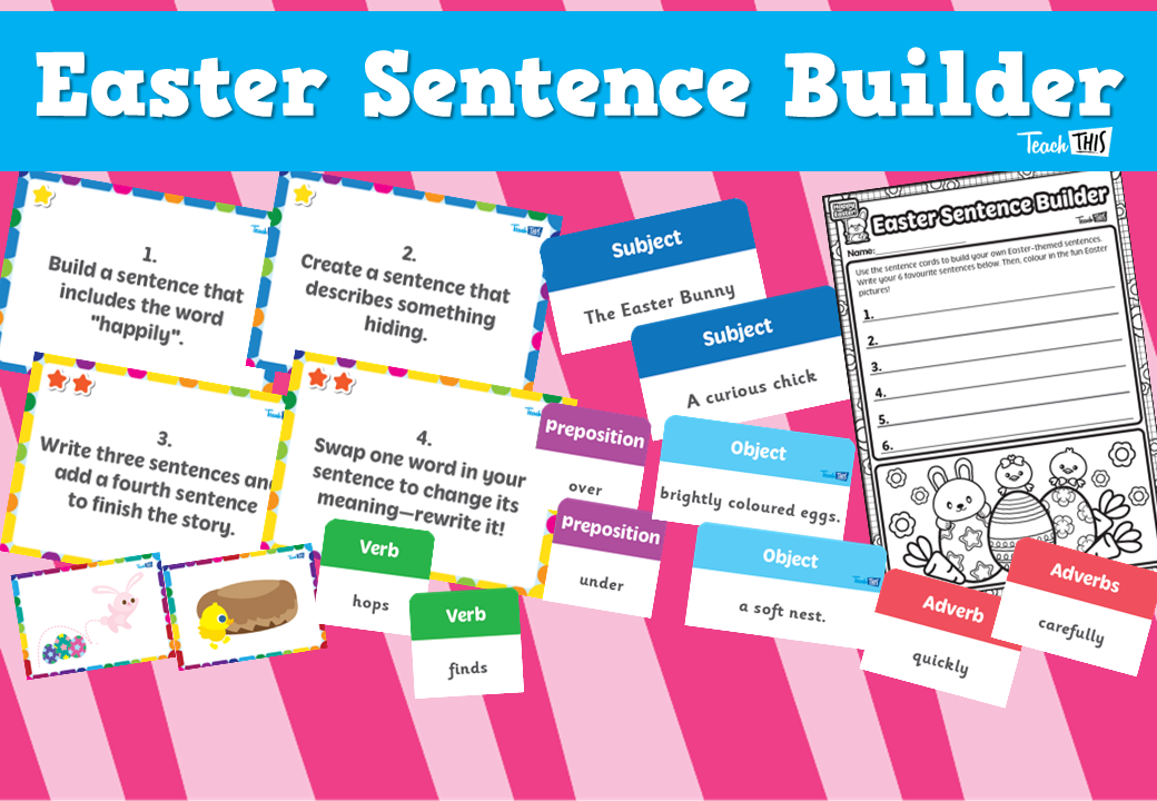 Easter Sentence Builder