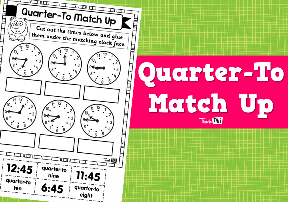 Quarter-To Match Up
