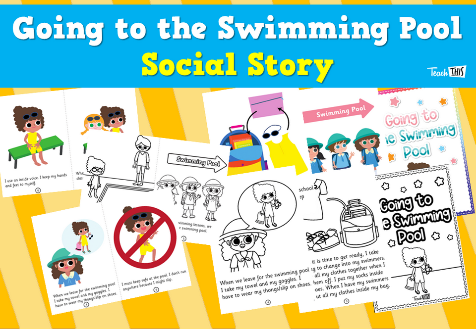 Going to the Swimming Pool - Social Story
