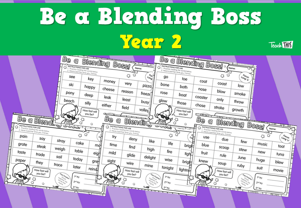 Be a Blending Boss - Year 2