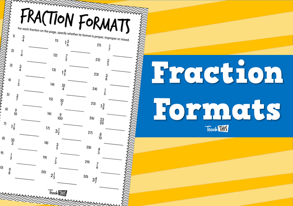 Fraction Formats