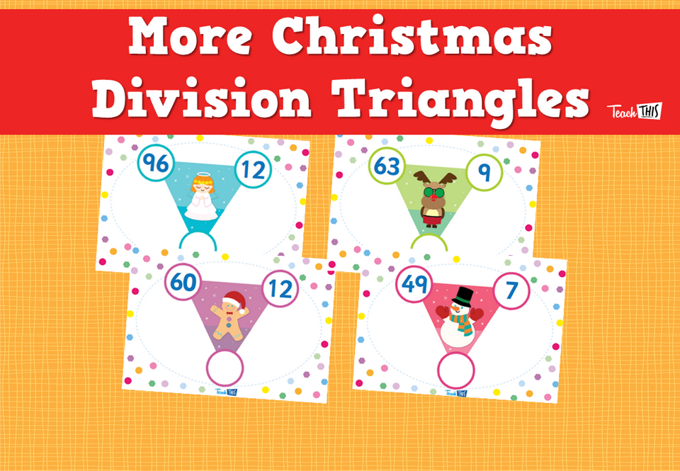 More Christmas Division Triangles