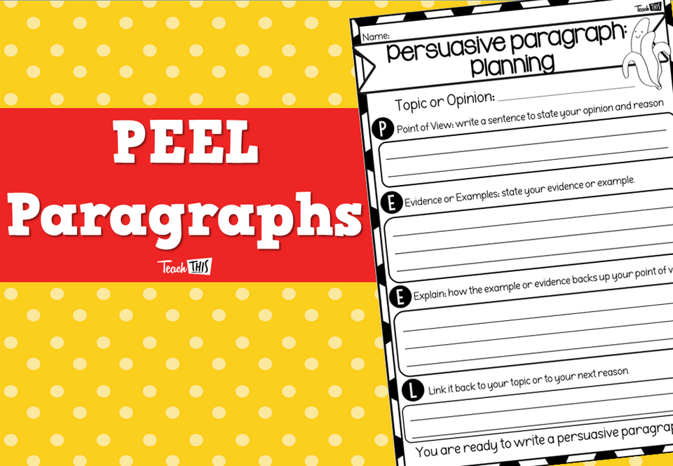 PEEL Paragraphs