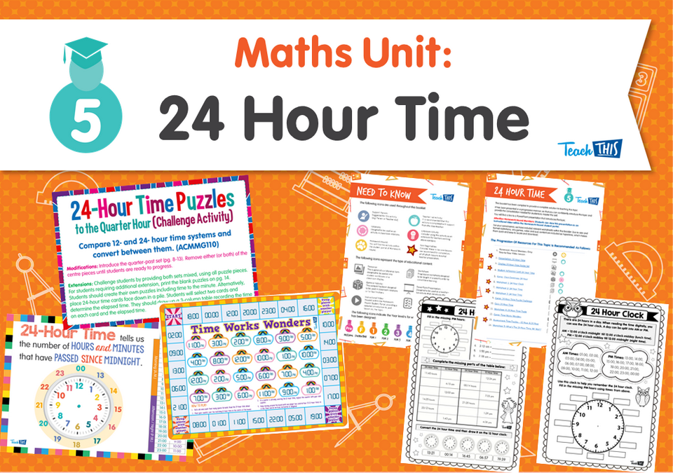 Maths Unit: 24 Hour Time
