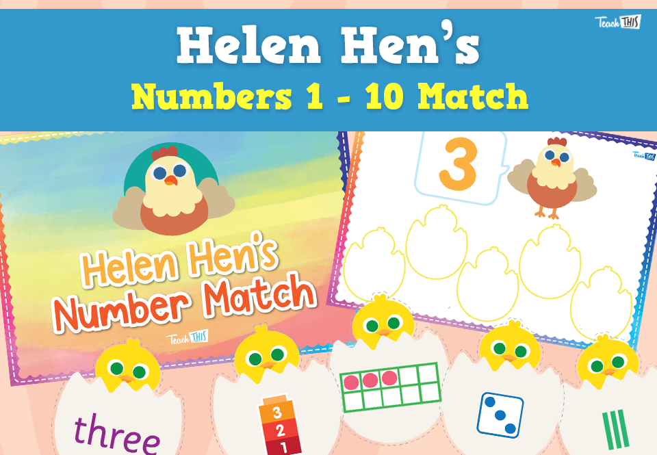 Helen Hen's - Number Match