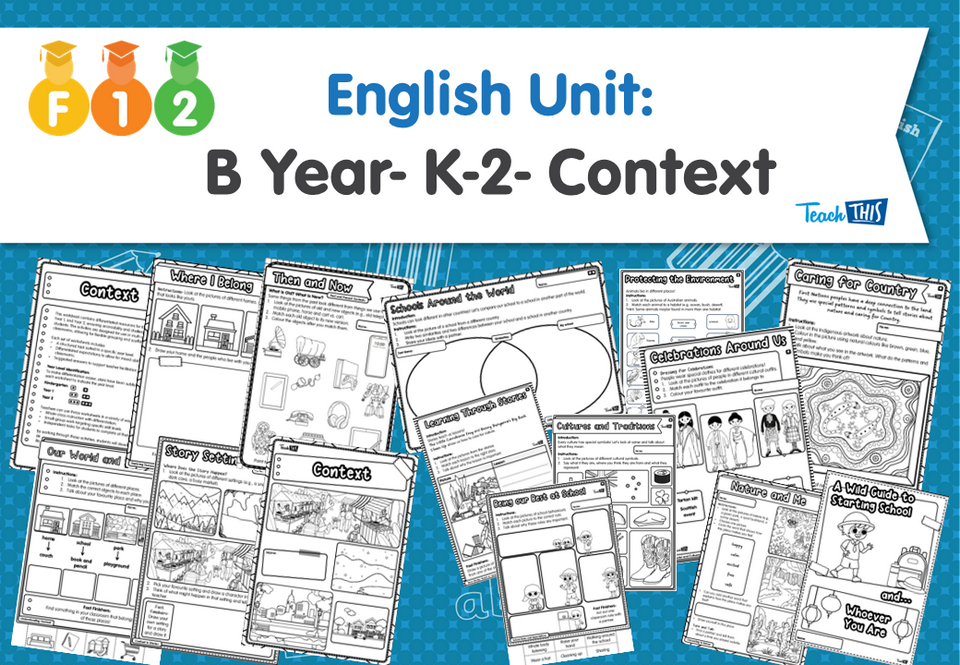 English Unit: B Year- K-2- Context
