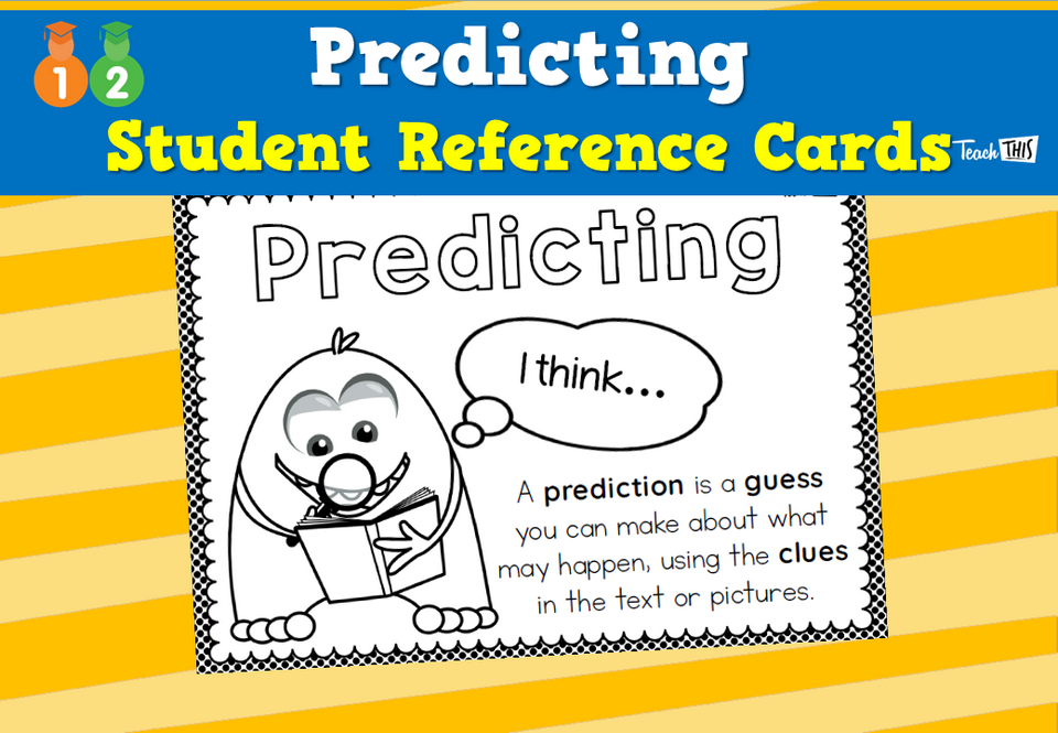Predicting - Student Reference Cards