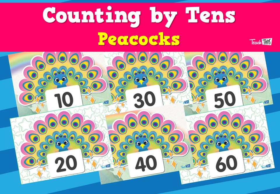 Counting by Tens - Peacocks