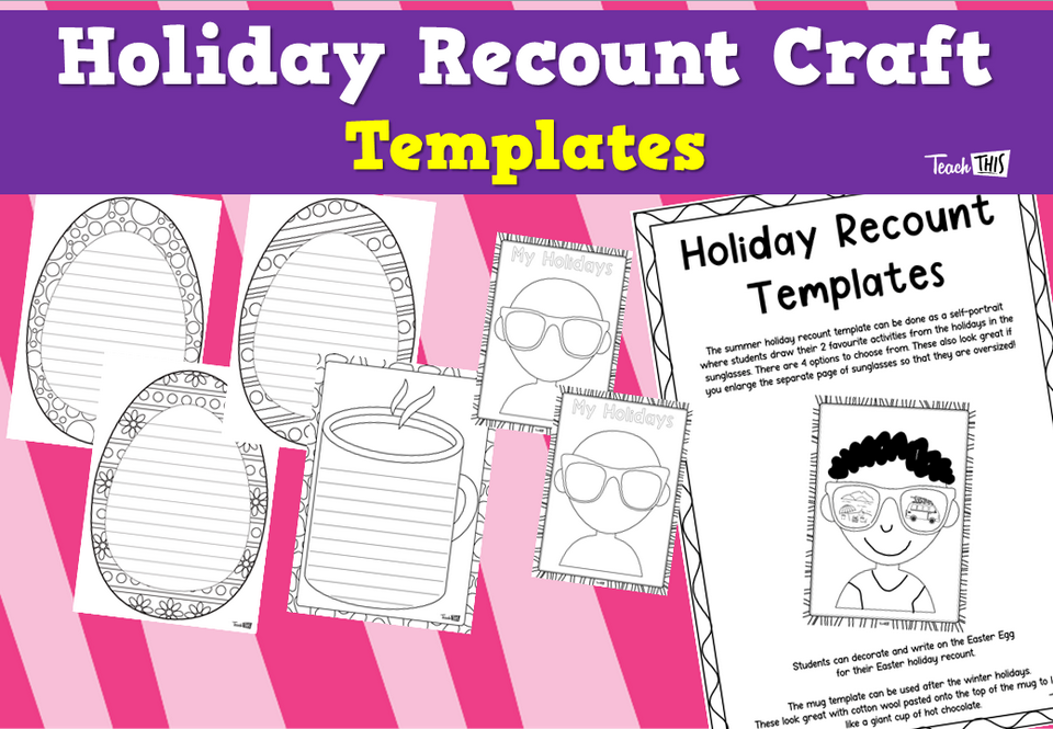 Holiday Recount Craft Templates