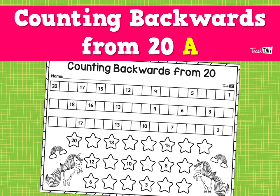 Counting Backwards from 20 A