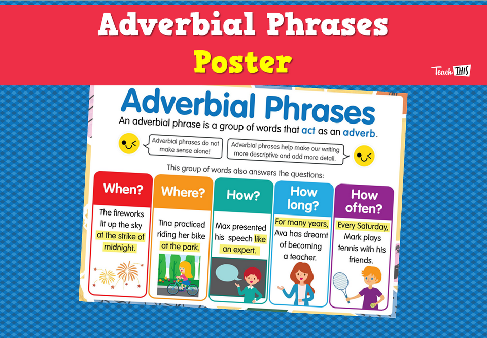 Adverbial Phrases Poster