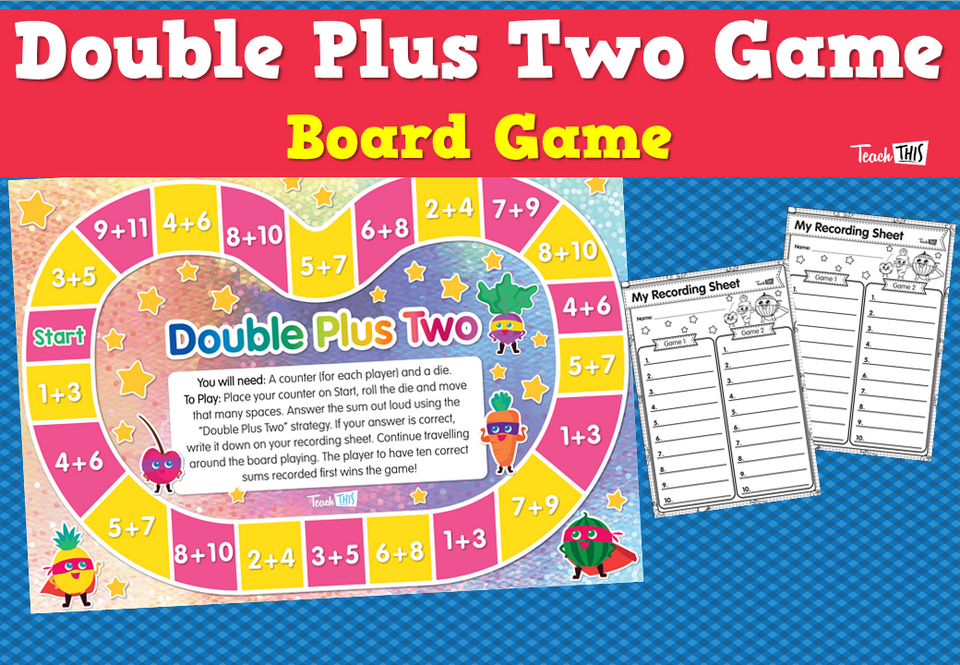 Double Plus Two Game - Board Game