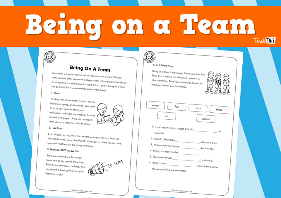 Being on a Team (2pg)