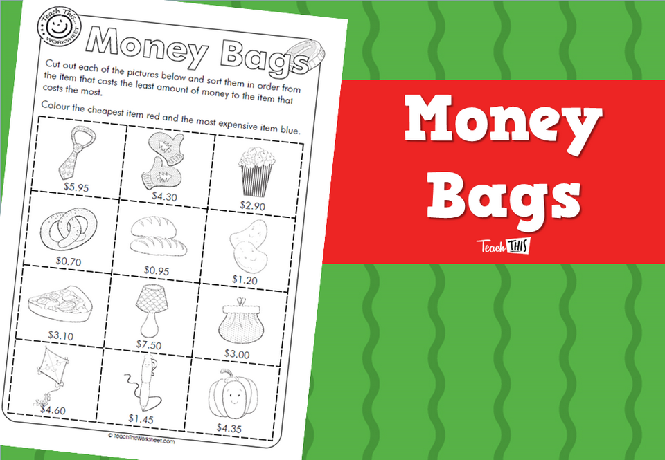 Money Bags - Sorting 3