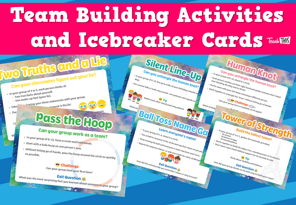 Team Building Activities and Icebreaker Cards