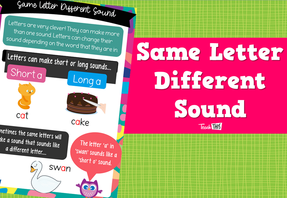 Same Letter Different Sound