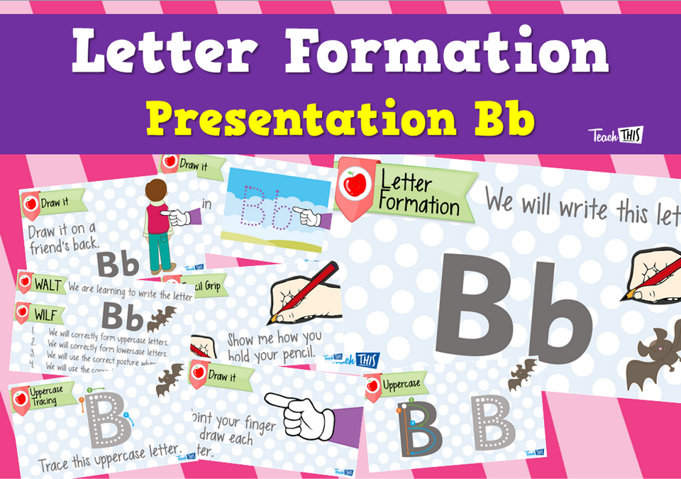 Letter Formation Presentation Bb