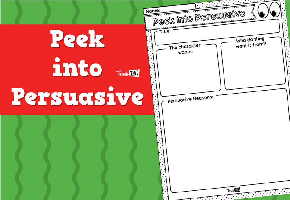 Peek into Persuasive