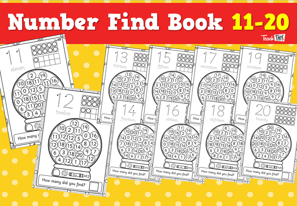 Number Find Book 11-20