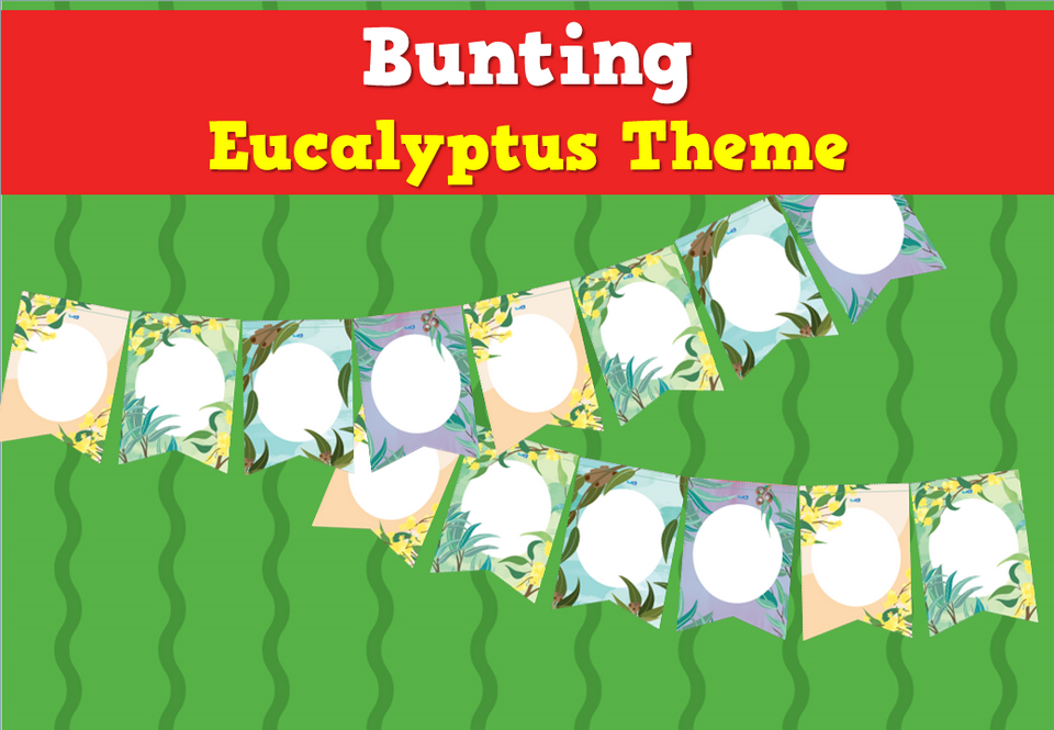 Bunting - Eucalyptus Theme